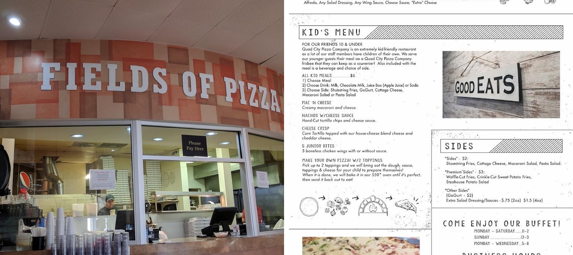 Quad City Pizza Company - Moline Menu