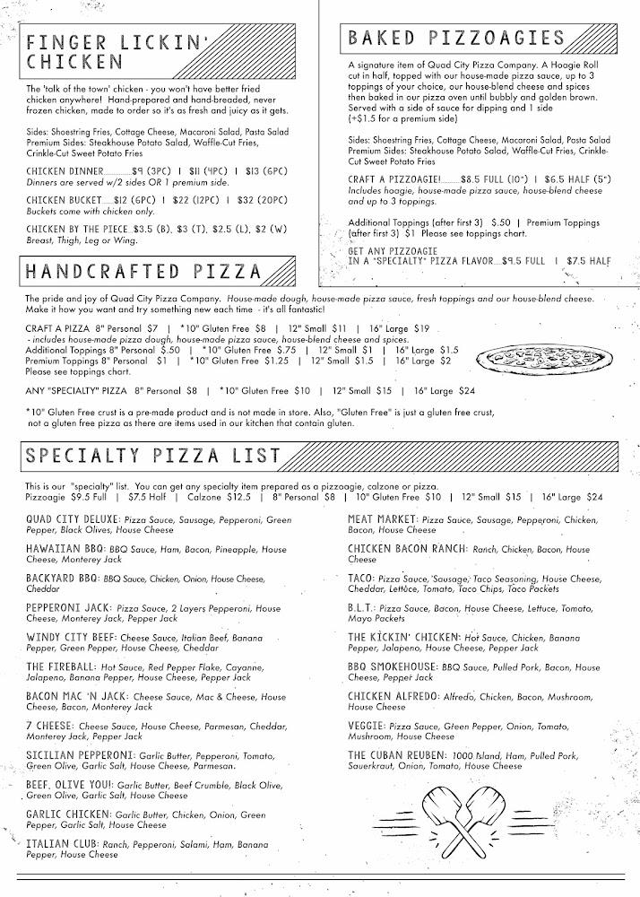Quad City Pizza Company - Moline Menu image 2