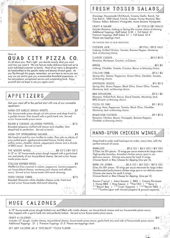 Quad City Pizza Company - Moline Menu image 4